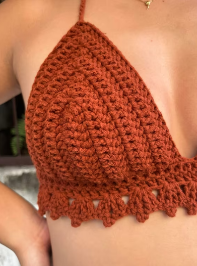 Crochet Top Pattern, Crochet Bikini Top Pattern